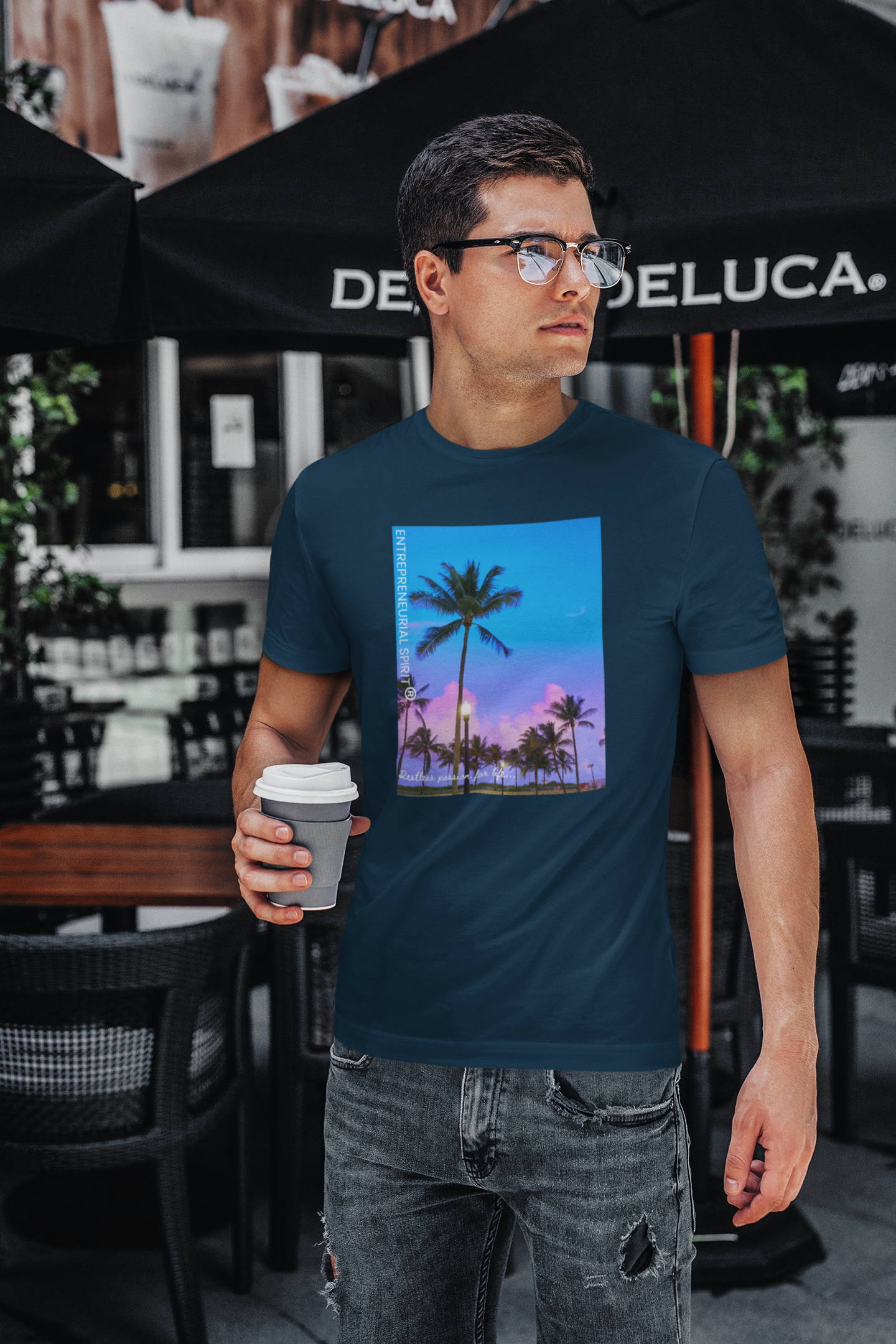 Classic short sleeved T-shirt ('Florida Summer Breeze')