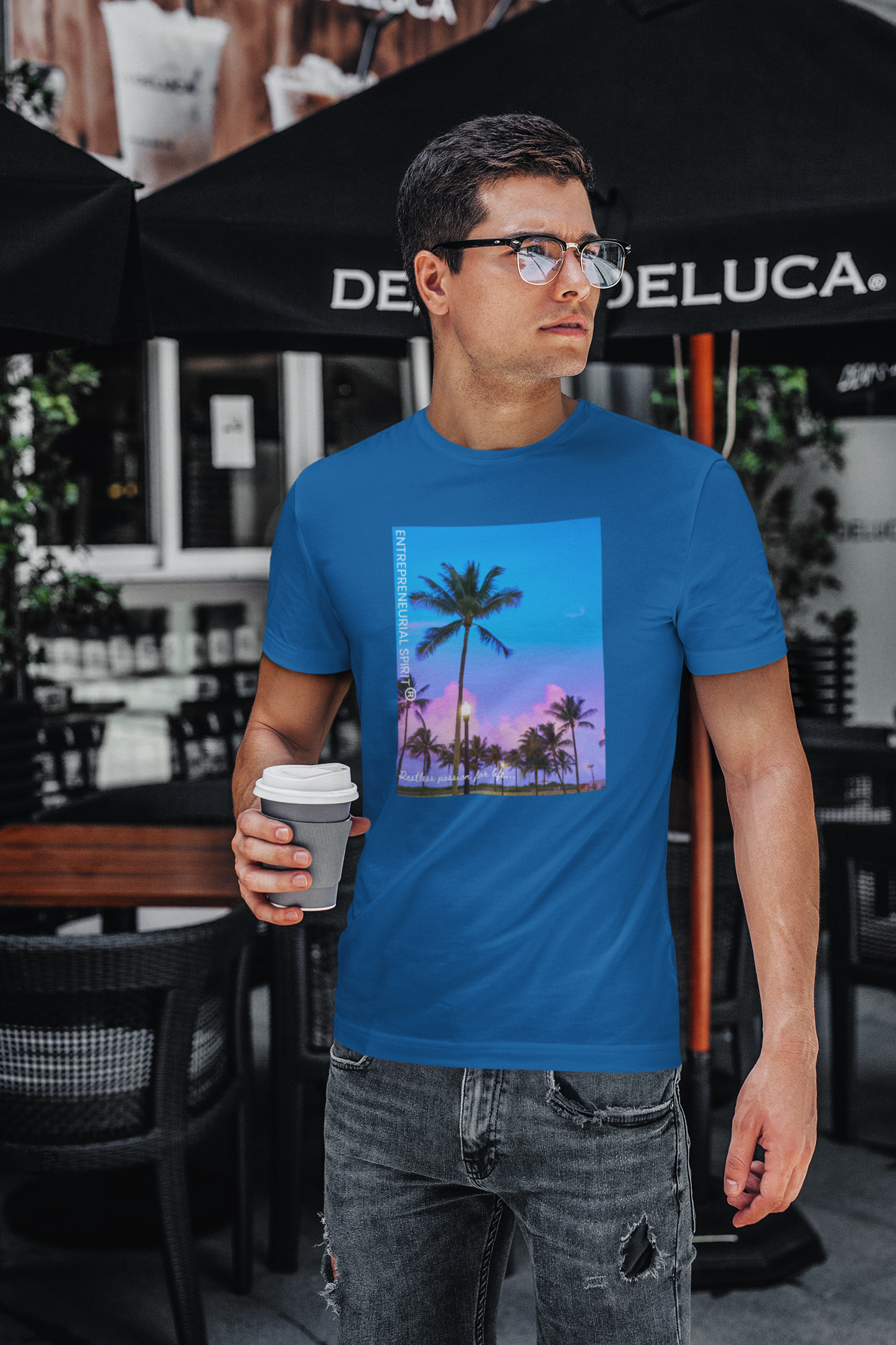 Classic short sleeved T-shirt ('Florida Summer Breeze')