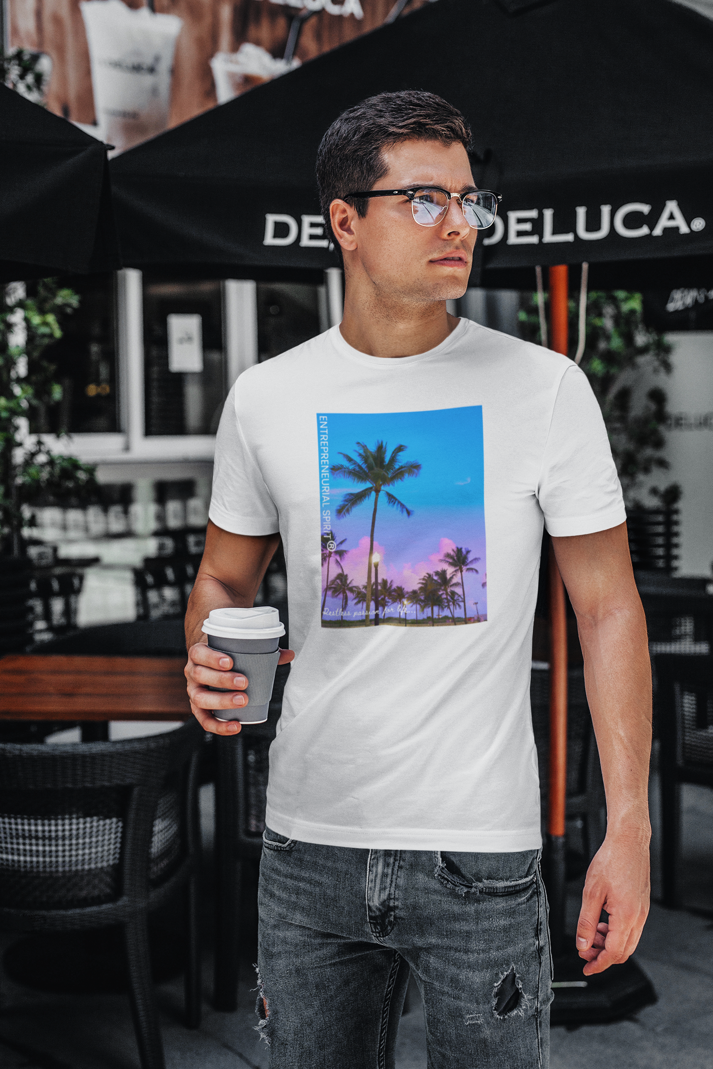 Classic short sleeved T-shirt ('Florida Summer Breeze')