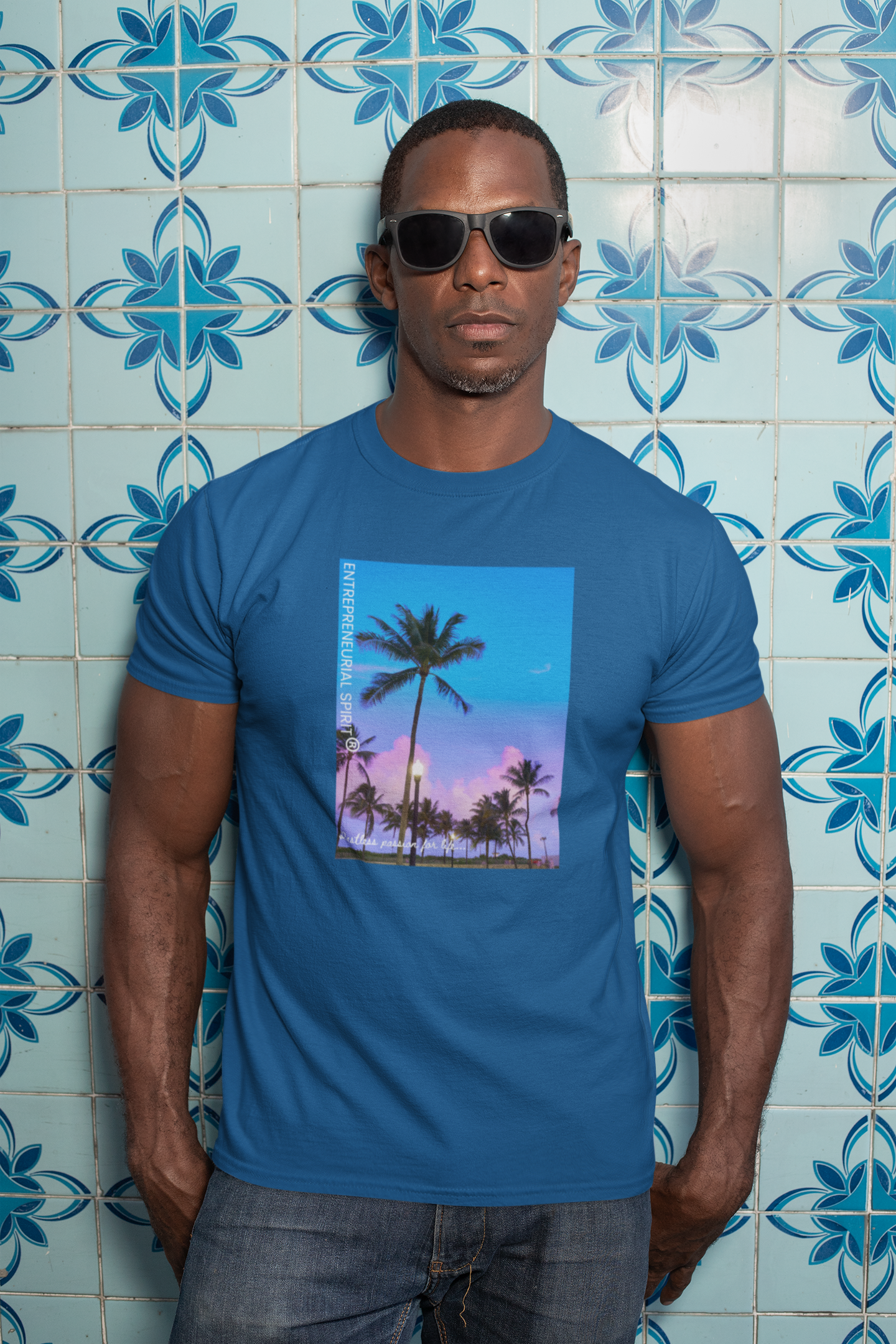 Classic short sleeved T-shirt ('Florida Summer Breeze')