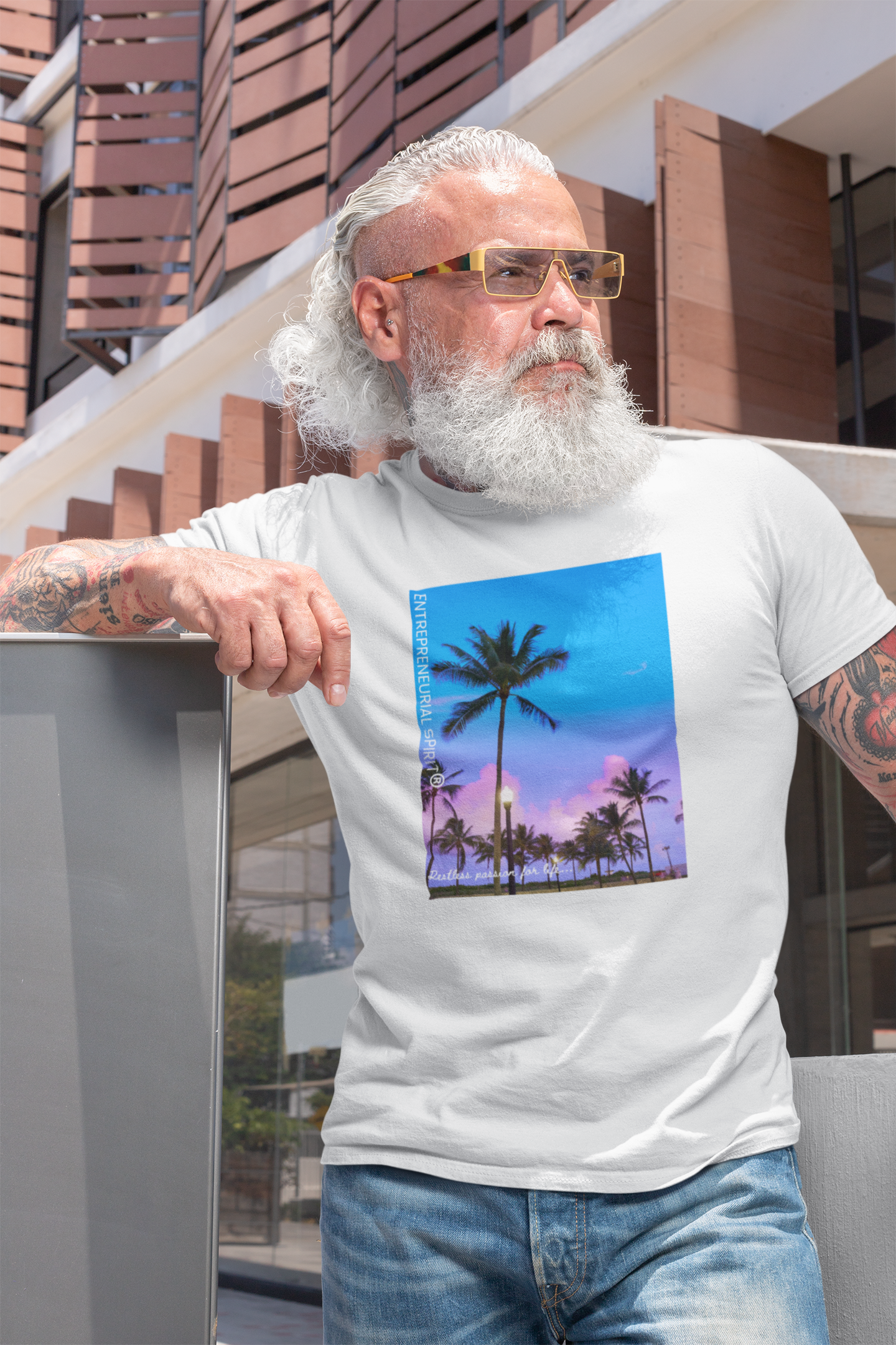 Classic short sleeved T-shirt ('Florida Summer Breeze')