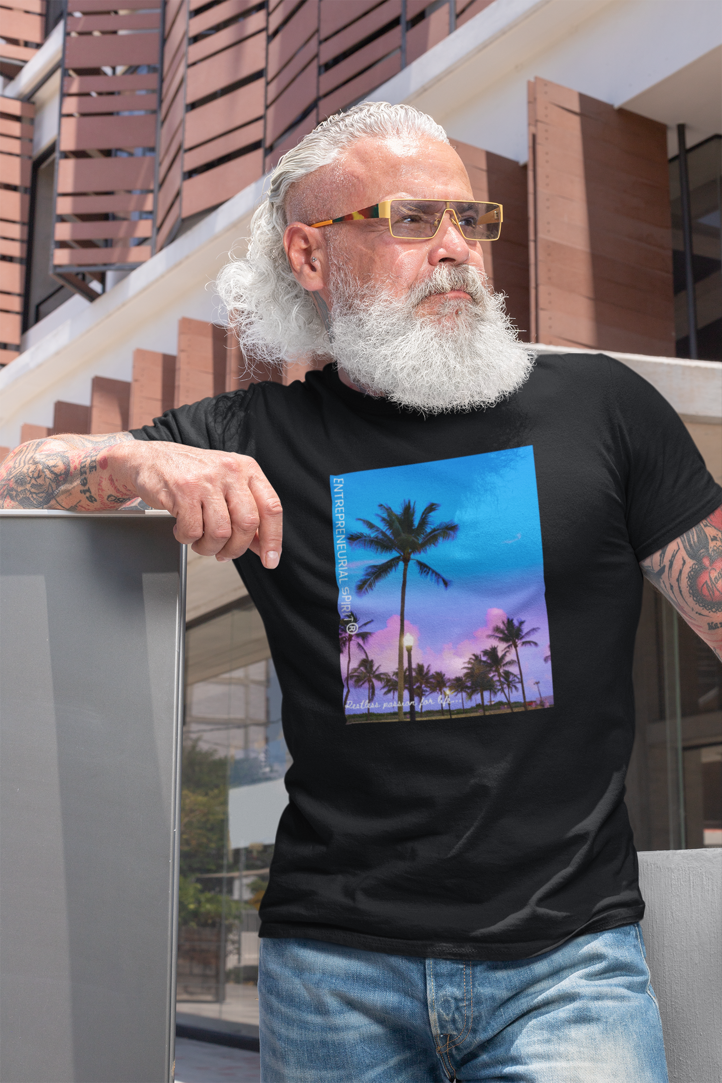 Classic short sleeved T-shirt ('Florida Summer Breeze')