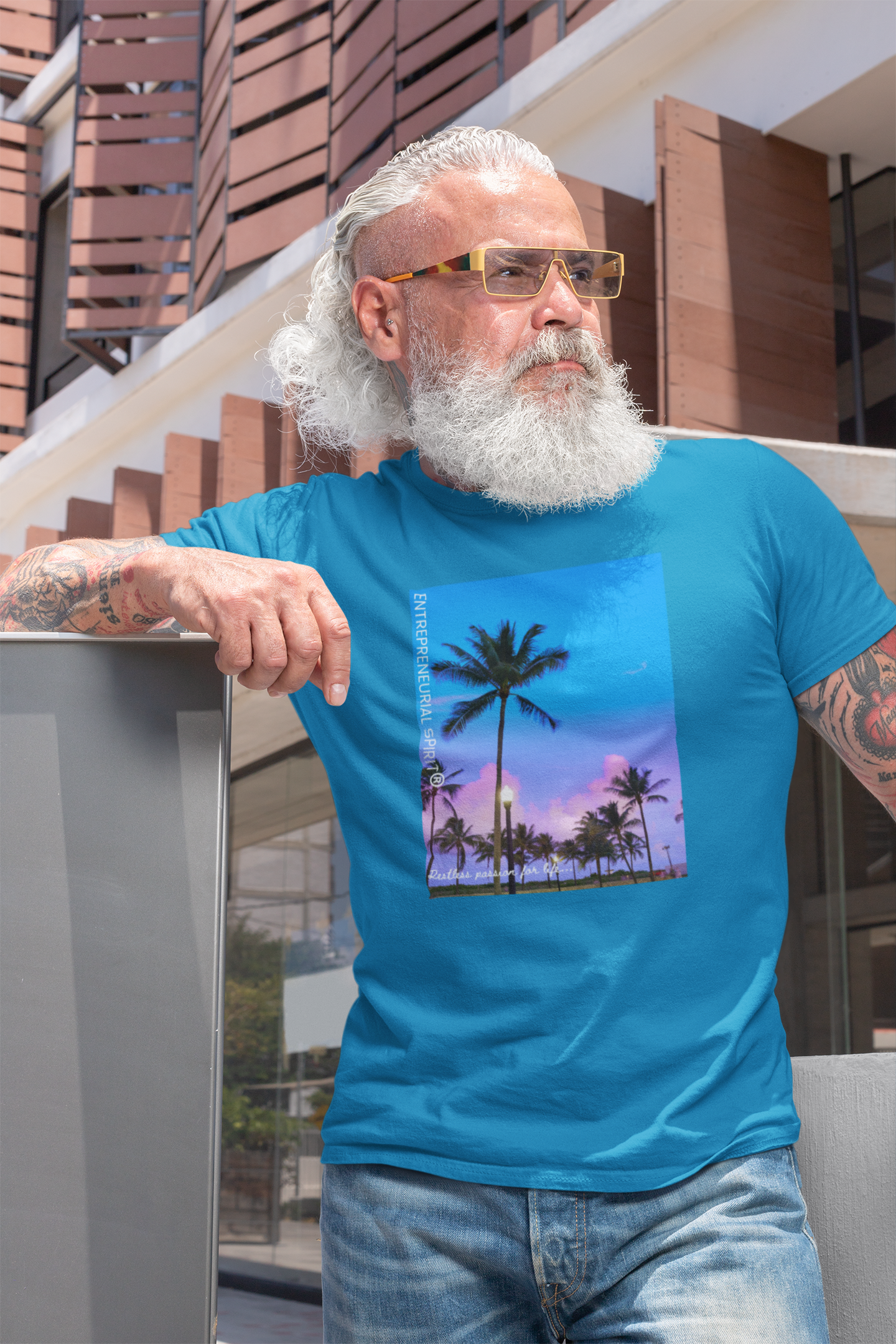 Classic short sleeved T-shirt ('Florida Summer Breeze')