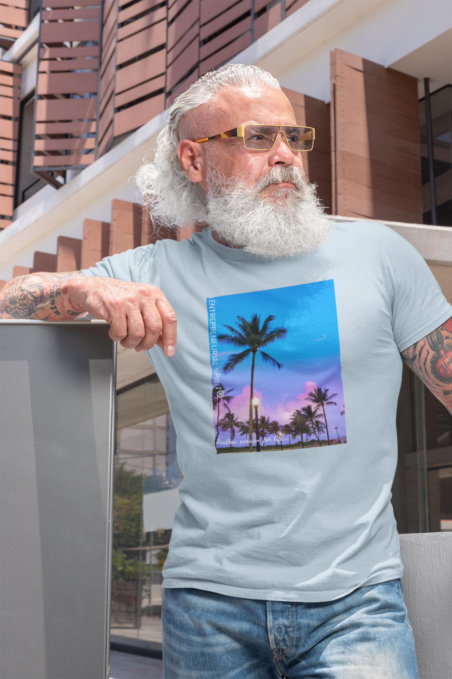 Classic short sleeved T-shirt ('Florida Summer Breeze')